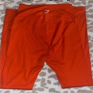 EUC XL Gymshark orange leggings very soft and stretchy, barely used